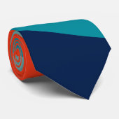 Kleurrijke zonnestralen stropdas (Opgerold)