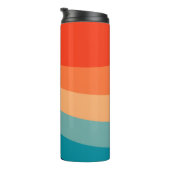 Kleurrijke zonnestralen thermosbeker (Geroteerd rechts)