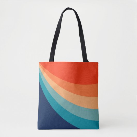Kleurrijke zonnestralen tote bag (Voorkant)