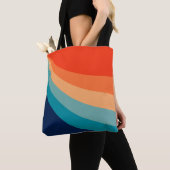 Kleurrijke zonnestralen tote bag (Dichtbij)