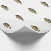 kleurrijke zonnevis illustratie cadeaupapier (Hoek)