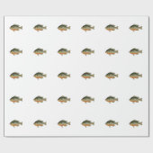 kleurrijke zonnevis illustratie cadeaupapier (Vlak)