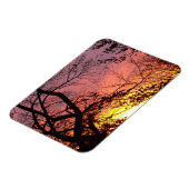 Kleurrijke zonsondergang door haarstomen magneet (Linkerzijde)