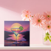 Kleurrijke zonsondergang Margarita Tegeltje