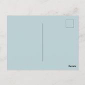 Kleurrijke Zonsondergang op het Strand Funeral Briefkaart (Achterkant)