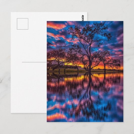 Kleurrijke Zonsondergangen Briefkaart (Voorkant / Achterkant)