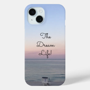 Kleurrijke Zonsopgang Strand Droom Leven iPhone 15 Case
