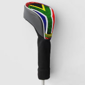 Kleurrijke Zuid-Afrikaanse vlag Golfheadcover (Schuin)