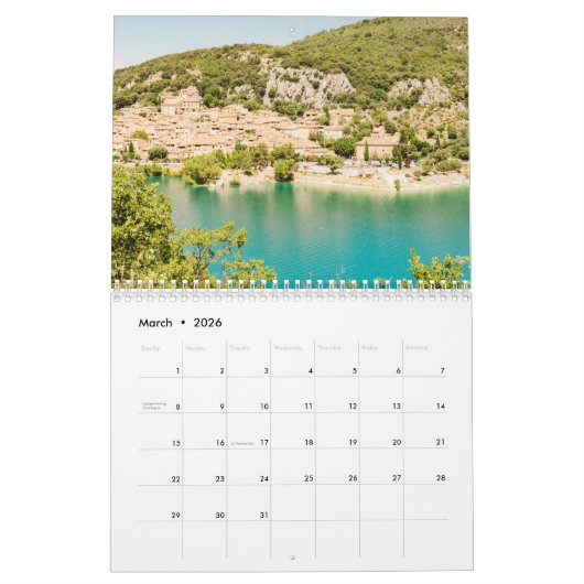 Kleurrijke Zuid-Frankrijk Home Decor Kalender (Mar 2026)