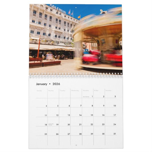Kleurrijke Zuid-Frankrijk Home Decor Kalender (Jan 2026)