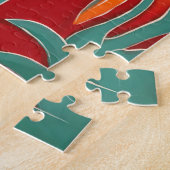 Kleurrijke Zuidwestelijke ezel puzzel (Zijkant)