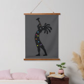 Kleurrijke Zuidwestelijke Kokopelli Hangend Wandkleed (Slaapkamer)