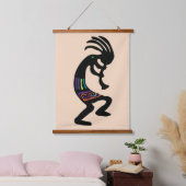 Kleurrijke Zuidwestelijke Kokopelli Hangend Wandkleed (Slaapkamer)