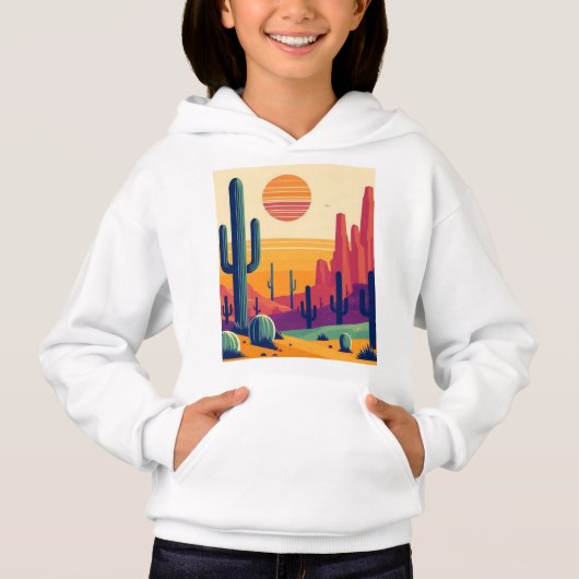 Kleurrijke zuidwestelijke woestijnkunst (Voorkant)