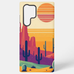 Kleurrijke zuidwestelijke woestijnkunst samsung galaxy hoesje