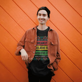 Kleurrijke Zwarte Geschiedenis Maand Geschiedenis  T-shirt