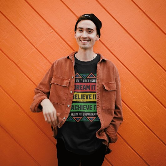 Kleurrijke Zwarte Geschiedenis Maand Geschiedenis  T-shirt