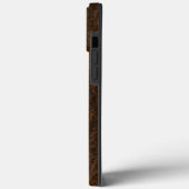 Kleurrijke zwarte patroon slangenhuid Case-Mate iPhone case (Achterkant / Links)