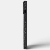 Kleurrijke zwarte patroon slangenhuid Case-Mate iPhone case (Achterkant / Links)