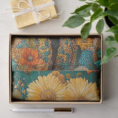 Kleurrijke Zwarte Poedel Portret Decoupage Tissuepapier (Geschenk)