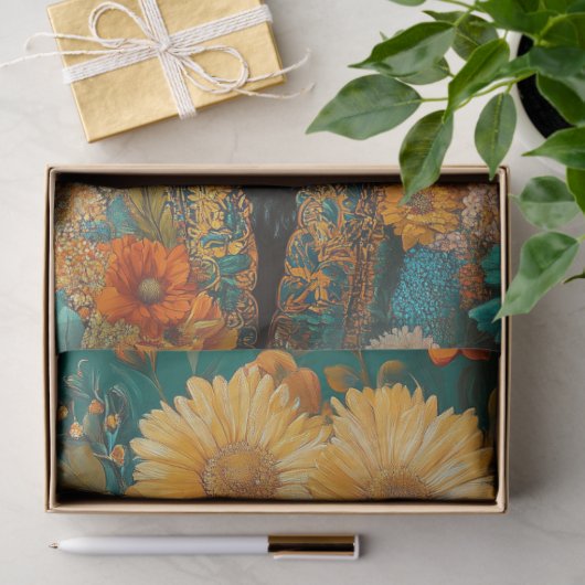 Kleurrijke Zwarte Poedel Portret Decoupage Tissuepapier (Geschenk)