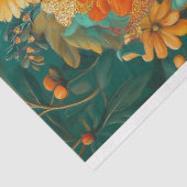 Kleurrijke Zwarte Poedel Portret Decoupage Tissuepapier (Detail)