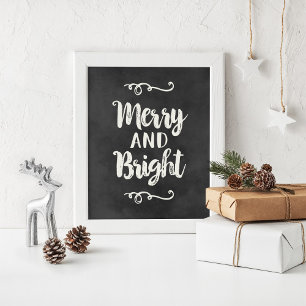 Kleurrijke Zwarte Schoolbord Kerst Wand Decoratie