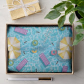 Kleurrijke Zwembad Accessoires Zomer Verjaardag Tissuepapier (Geschenk)