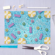 Kleurrijke Zwembad Accessoires Zomer Verjaardag