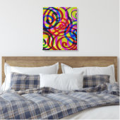 Kleurrijke zwembroeken canvas afdruk (Insitu (Slaapkamer))