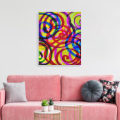 Kleurrijke zwembroeken canvas afdruk (Insitu (Woonkamer))