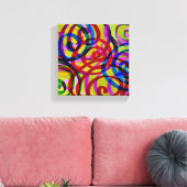 Kleurrijke zwembroeken canvas afdruk (Insitu (Woonkamer))