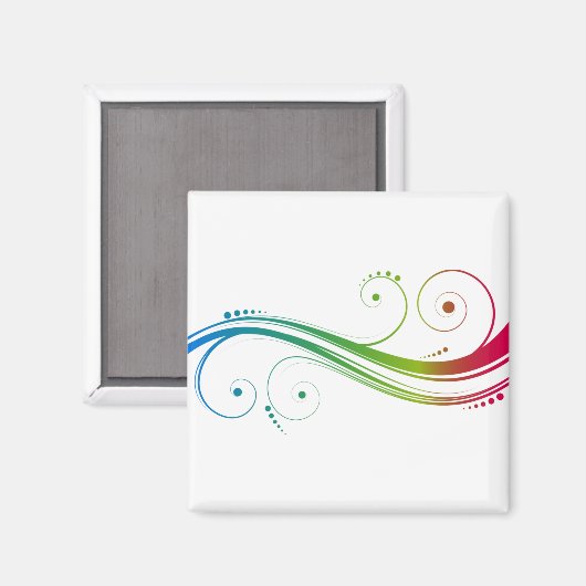 Kleurrijke zwembroeken magneet (Voorkant / Achterkant)