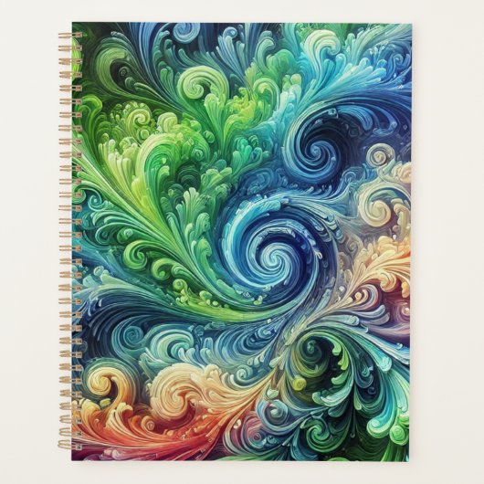 Kleurrijke zwembroeken planner (Voorkant)