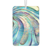 Kleurrijke zwenkblad van exotische bloem luchtverfrisser (Achterkant)