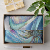 Kleurrijke zwenkblad van exotische bloem tissuepapier (Geschenk)