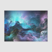 Kleurrijke zwenkwolken - Weefpapier Tissuepapier (Voorkant)