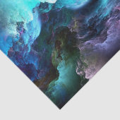 Kleurrijke zwenkwolken - Weefpapier Tissuepapier (Detail)