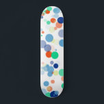 Kleurrijke zwevende moderne polka dot patroon persoonlijk skateboard<br><div class="desc">Dit moderne ontwerp heeft een stoer en trendy,  kleurrijk stippelpatroon #skateboarding #schaats #skateboard #skatelife #sk #skateboardingisfun #skater #skateshop #skateeverydamnday #skateeverydamnday #skateboarder #skateboards #skating #trendy #skatepark #cool #outdoor #life #skatergirl</div>