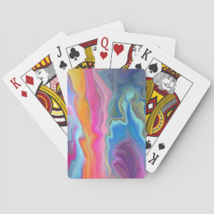 Kleurrimpels Pokerkaarten