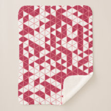 Kleurroze magenta geometrische driehoeken