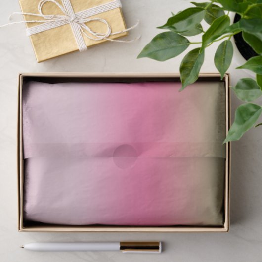 Kleurroze papier met verlooppapier (Geschenk)