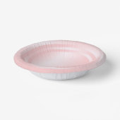 Kleurroze roze goudkleurige Sjabloon Moderne Papieren Kommen (Gebogen)