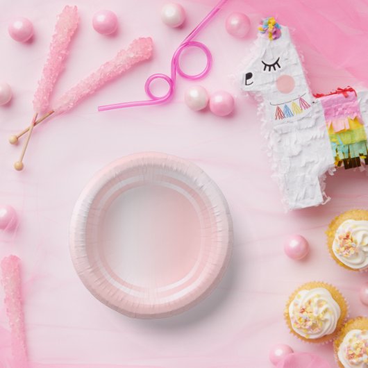 Kleurroze roze goudkleurige Sjabloon Moderne Papieren Kommen (Feest)