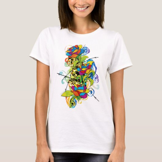 Kleurrozen T-shirt (Voorkant)