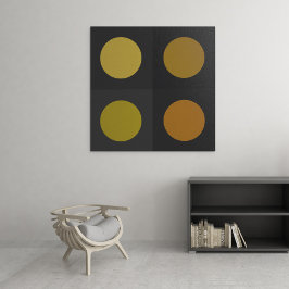 Kleurschaduw cirkels poster