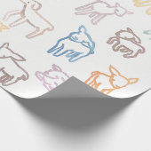 Kleurschapen Cadeaupapier (Hoek)