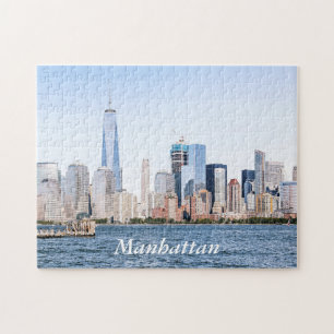 Kleurschets onderaan Manhattan Legpuzzel
