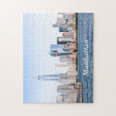 Kleurschets onderaan Manhattan Legpuzzel (Verticaal)
