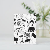 Kleurschilderijen - primeval briefkaart (Staand voorkant)